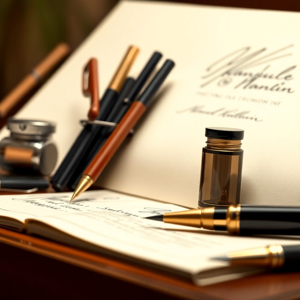 Colección de bolígrafos de lujo